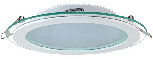 15w LED Panel Glas Einbaustrahler Deckenleuchte Einbauleuchte Deckenlampe Rund Ø 200mm Neutralweiß