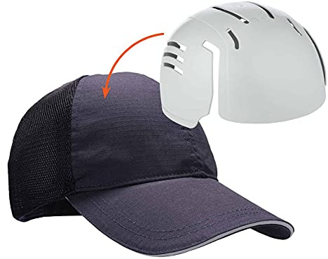 Ergodyne Skullerz 8946 Standard Baseball Cap with Bump Cap Insert, Navy