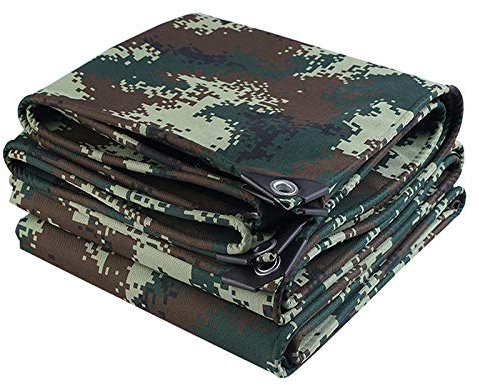 YTREDF Indéchirable et Coupe-Vent Bâche, Couverture Étanche Bâche, Bâche de Jardin PVC 420g/m² avec Oeillets, pour Mobilier de Jardin, Bois, Piscine et Voiture (3 * 4m)