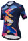 Damen Radtrikot Kurzarm MTB Sportbekleidung Damen Radfahren Fahrrad Kleidung Bike Tops, Diamant, Groß