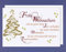 Weihnachten Neujahr Geschäfts Karte Grußkarte Zusammenarbeit 16x11cm