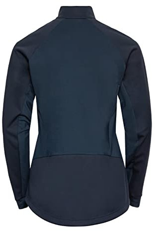 Odlo Damen Langlauf Jacke BRENSHOLMEN, dark sapphire - reef waters, S
