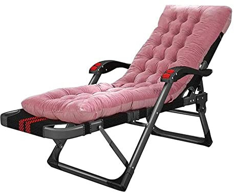MOCHIYIA Liegestütze für Sun-Lounger hoch für Senioren mit Kissen Sauna Liege Pad extra breite Deck Chair Lounger Gartenlieger liegend Liegen Relaxation Liegestühle für Balkon Wohnzimmer