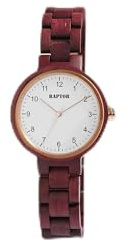 Raptor Damen-Uhr Sherin Holz Faltschließe Analog Quarz RA10244