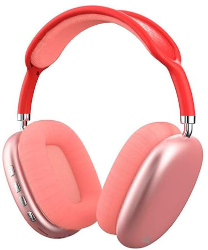 Auriculares Stereo Bluetooth Cascos Cool Active MAX Rojo-Rosa