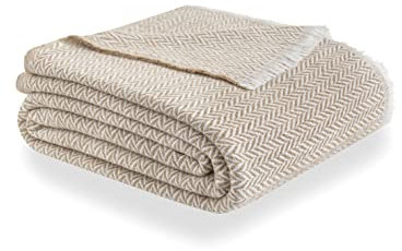 Todocama - Coperta in cotone extra morbido, quattro stagioni, copriletto multiuso, plaid per letto, coperta in pile, copriletto, copriletto, copriletto, copriletto. (230 x 240 cm, beige sabbia),