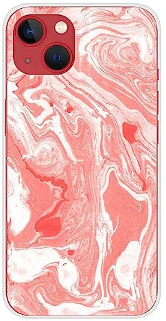 Coque en Silicone imprimée Compatible Apple iPhone 13 Marbre Rose