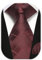 Enlision Herren Rot Krawatte mit Einstecktuch Set Kariert Krawatte für Hochzeit Business Herren Krawatte mit Taschentuch für Formelle Geschäfte Party Weihnachten,Burgund