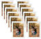 EXYGLO White 8x6 Photo Frame Set of 12, Multiple 8x6 Picture Frames with PS Surface, 6x8 Photo Frame for Wall & Tabletop Display
