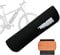KeepUping E Bike Battery Protective Cover 30-38 cm Circumference, Reflective Battery Protective Cover E-Bike at Night, Neoprene Waterproof and Cold-Proof, Universal Fit, for Integrated Frame Battery