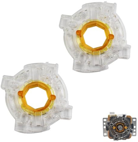 koofull 2Pcs GT-Y Octagonal Restrictor Gate Plate, for Modding JLF Joysticks, Arcade Cabinet Control Accessories DIY Parts
