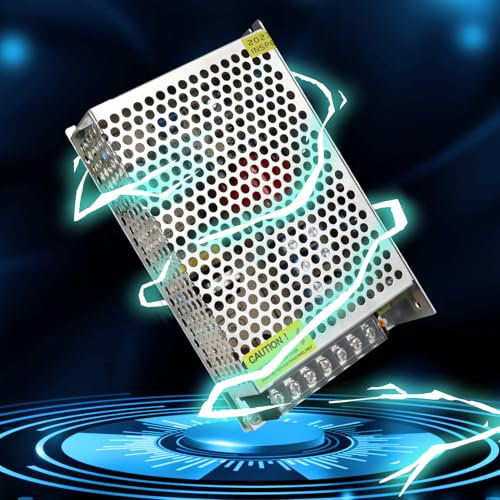 LightingWill Schaltnetzteil 24V 5A 120W Netzteil, LED Trafo Schaltwandler AC 230V to DC 24 Volt, Adapter Transformator für LED Streifen Lichter, 3D Drucker, CCTV, LED Beleuchtung
