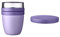 Mepal - Lunchpot Switch Ellipse - mach aus deinem Lunchpot einen Snackpot - Praktischer Müslibecher - Geeignet für Tiefkühler, Mikrowelle & Spülmachine - Vivid Lilac