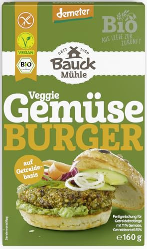 Bauckhof Gemüseburger Demeter Glutenfrei, 2 X 160 Gr