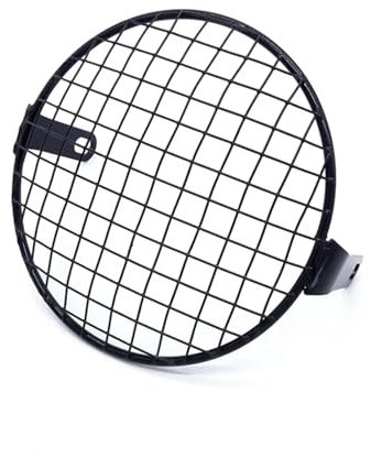 Schutzabdeckung Für Für Bobber CB Universal 7 Motorrad Seite Montieren Scheinwerfer Abdeckung Retro Runde Scheinwerfer Net Mesh Protector Schutz Abdeckung Scheinwerfergitterabdeckung ( Color : 1 )