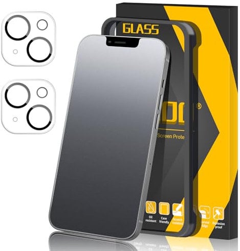 JEHOO 2 Stück für iPhone 14 Pro Max Matt Panzer Schutz Glas, Blendschutz, Anti-Fingerabdruck, Berührungsempfindlich Matte Schutzfolie Screen Protector für Gamming