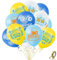 AhfuLife 32 Stück Oktoberfest Luftballons, Oktoberfest Bayerisch Deko Gelb Blau mit Weiße Luftballons, Bayern Ballons für Bayerische Party Restaurants Haus Bar Deko