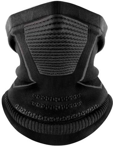 ENONEO Cache Cou Homme Sport Respirant Masque Tour de Cou Moto Femme Hiver Coupe-Vent Cache Nez Ski Balaclava Multifonctionnelle Foulard Tour de Coup Polaire Bandana Cagoule Velo