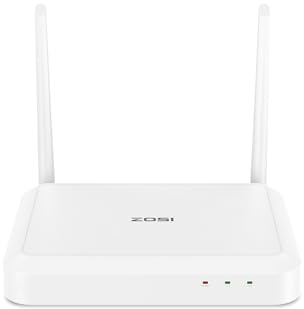 ZOSI 8-Kanal 5MP Wi-Fi 6 Mini NVR mit 1TB HDD, Überwachungssystem Rekorder, 24/7 Aufzeichnung, Unterstützt WLAN 6 Kameras, Ohne PoE-Ports, HDMI und VGA Ausgang