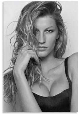KUYHADSCE Gisele Bundchen Poster, Wandposter für Wohnung oder Zuhause, Schlafzimmer, Wohnzimmer, Badezimmer, Büro, Weinbar, Kunst, dekoratives Gemälde, Poster, 30 x 45 cm, ungerahmt