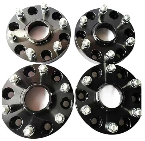 Auto Spurverbreiterung Für Toyota Für Hilux Für Vigo 6x139,7 | 6x5,5 | 4,18 Zoll 106,1 MmCB | 12X1,5 Gewinde | 25 Oder 30 Mm Dicke Spurverbreiterung 6 Bolzen(Black,30mm)