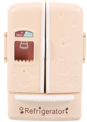 MOLUCKFU Réfrigérateur Garçon Fille Jouet Miniature Décoration Mini-frigo Meuble Miniature Jouet Réfrigérateur Petit Échelle