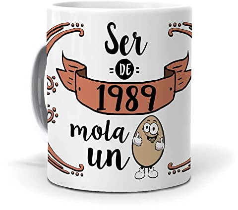 mundohuevo Taza Ser de 1988 Mola un Huevo