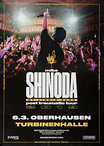 Mike Shinoda of Linkin Park - Post Traumatic, Oberhausen 2019 » Konzertplakat/Premium Poster | Live Konzert Veranstaltung | DIN A1 «