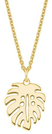 s.Oliver 2027561 Damen Collier Blatt Gold 45 cm