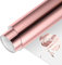 VINYL FROG HTV PU Metallic Roll Iron on Vinyl Easy to Cut & Weed Heat Transfer Vinyl DIY Heat Press Design for T-Shirts (Rose Gold)