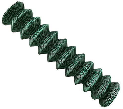 V2Aox Maschendrahtzaun 125 cm Höhe 15 m Länge Maschendraht Gartenzaun Zaun Draht Drahtgitter Drahtzaun Rolle Hasendraht Hühnerzaun Gitter Fence Garten Grün