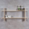 levandeo Regal BxH 98x48cm Holz Steckregal Sonoma Eiche Wandregal Bücherregal Ablage Deko Holzregal Einrichtung