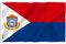 Anley Drapeau de Saint-Martin Fly Breeze 3x5 Pieds - Couleurs Vives et Preuve de décoloration - en-tête en Toile et Double Couture - Drapeaux de Saint Maarten St Maarten Polyester avec œillets