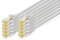 DIGITUS Cable LAN Cat 6A - 0,5 m - 10 Piezas - Cable de red RJ45 - S/FTP Blindado - Compatible con Cat-6 y Cat-7 - Gris