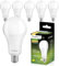 Lumiled A80 E27 LED Lampe, 18W (ersetzt 150W), 2500 Lumen Leuchtmittel, 3000K Warmweiß Birnen Lampen, Nicht Dimmbar, 260° Grad Strahlwinkel Glühbirne 6er-Pack Energiesparlampe Tropfen