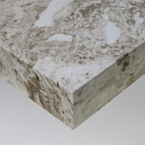 DIMEXACT - Rouleau adhésif effet marbre naturel beige mat Eco - 122 cm x 2.5 m - en Rouleau