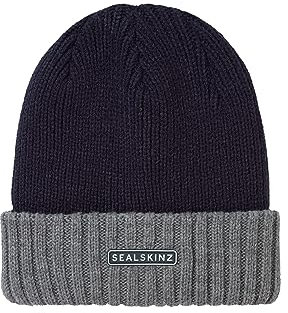 SealSkinz Bacton Kaltwetter-Strickmütze, wasserdicht, mit Rollbündchen