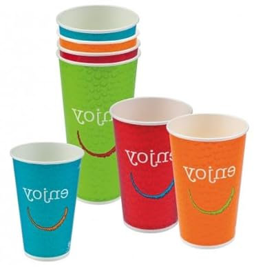 Générique Gobelet décoré en carton 50/65 cl ENJOY pour boissons froides multicolor (100)
