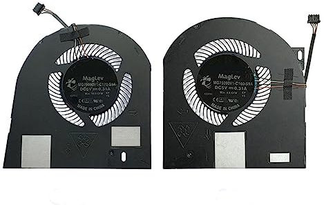 CPU+GPU Lüfter Kühlung Lüfter für DELL Präzision 7530 M7530 7540 M7540 Laptop CPU GPU Kühler Lüfter (CPU+GPU)