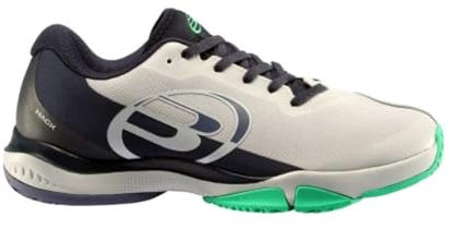 Bullpadel Hack Hybrid Fly 23I, Zapatillas de pádel Unisex Adulto, Gris Claro, 43 EU