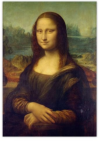 Foto-Poster, Wanddekoration, 70 x 100 cm, Mona Lisa Nr. H1419M_PL1AB