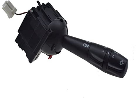 UNGOOR Auto Lenksäulenschalter Lichtschalter für Dacia Logan Clio IV 4 TRAFIC III 3 SANDERO 8201167981 255405005R Scheinwerfer Dimmer Multifunktions Kombination Schalter Wischerhebel