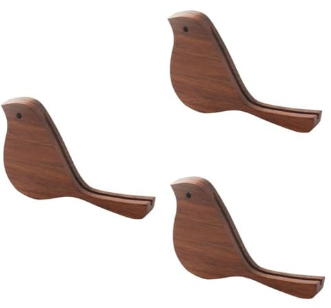 Operitacx 3 Stk Vogelkalenderhalter Namensschild Aus Holz Urlaubsplatzhalter Platzhalter Für Hochzeitshalter Namensträger Für Den Hochzeitstisch Tischnamensschild Bild Nussbaum Deck