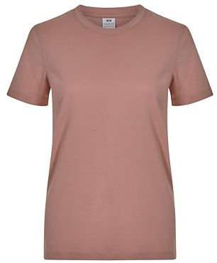 Mukua Melbourne Woman T-Shirt à Manches Courtes pour Femme Rose pâle Taille 3XL