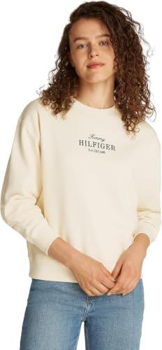Tommy Hilfiger Reg Hilfiger Sweatshirt Ww0ww44631 Reg Felpa Hilfiger WW0WW44631 Donna (Pacco da 1)