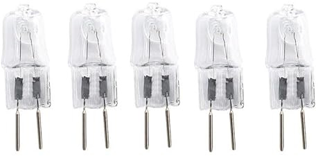 JZLBBC G5.3 Halogen Bulb 110V 20W G5.3 Halogen Light Bulb Dimmable Warm White G5.3 Halogen Lamps,20W,5Pc