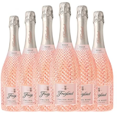 CavaFreixenetRose Italian Rosé Trocken 75 cl Rosé Sekt (Karton mit 6 Flaschen von 75 cl)