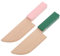 Amosfun Kinder Holzspielzeug Messer - Simulationsmesser FüR SpielküChe Und Puppenhaus, Sicheres Schneiden Von Obst Und GemüSe, 2 StüCk