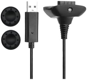 CHILDMORY Câble de charge USB compatible avec 2 paires de poignées pour manette de jeu sans fil Xbox 360