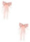 TENDYCOCO 2St Brautschleier mit Schleife Schleifenschleier für die Braut Hochzeitskleid-Schleier Hochzeits Kopfschmuck brautmode Brautschleier-Requisite Hochzeit Brautschleier Stoff Rosa